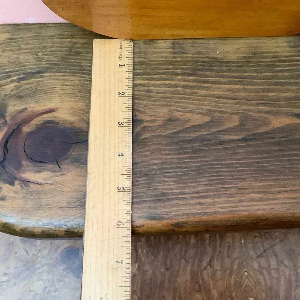 Vintage Pair Of Solid Wood Swan/Duck Wall Shelf Folk Art Decor 18w X 6.75d Read